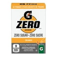 thumbnail image 1 of Gatorade Zero Sugar Orange Electorlyte Powder 10 x 2.8 g, Packets, 1 of 7