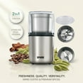 thumbnail image 1 of SPHERE Premium 2 in 1 Chopper & Grinder - Stainless Steel Kitchen Tool, 1 of 6