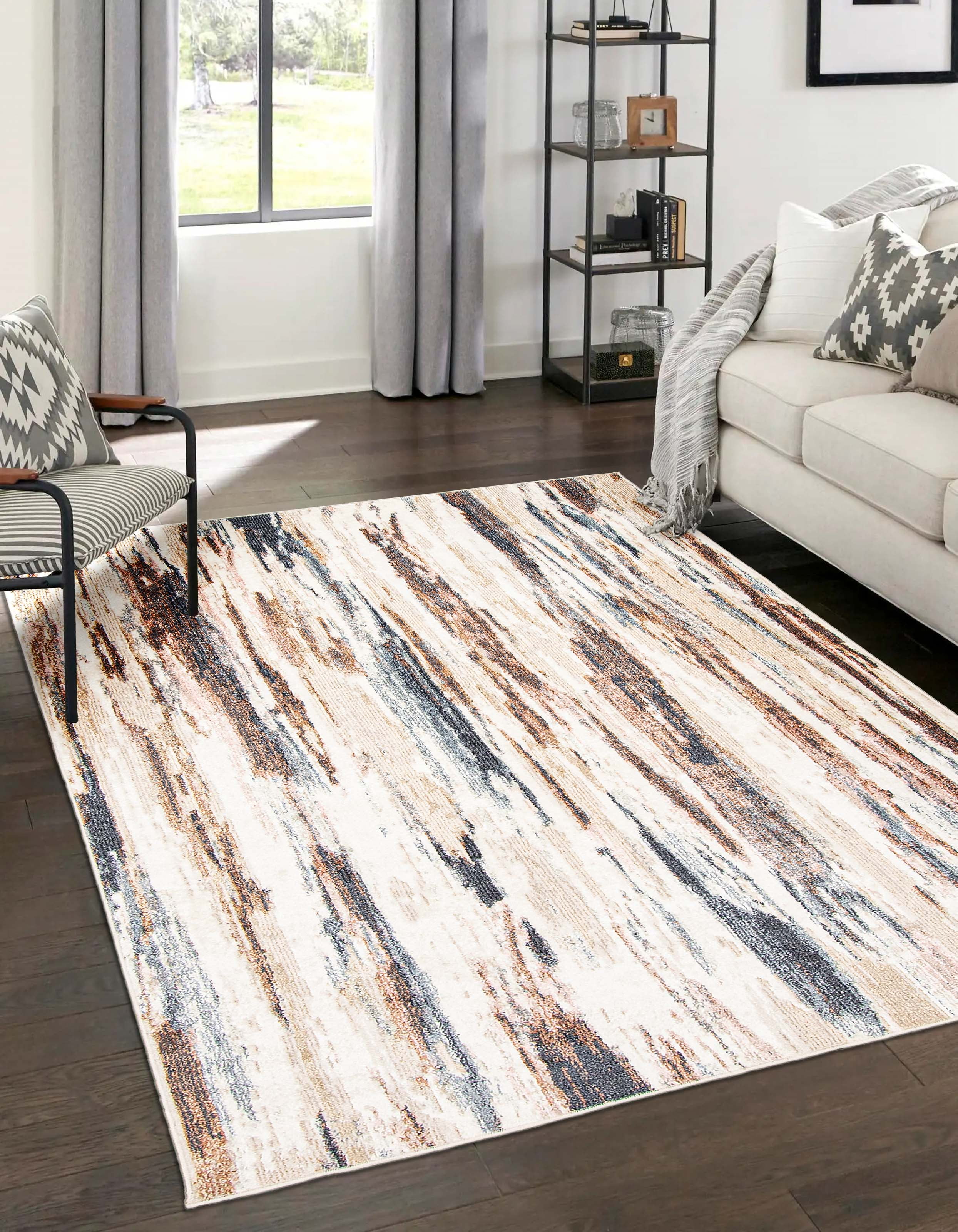 ECARPET Atelier Contemporary/Modern Area Rug for Living Room, Bedroom, Dining Room, Entrance, Hallway and More.