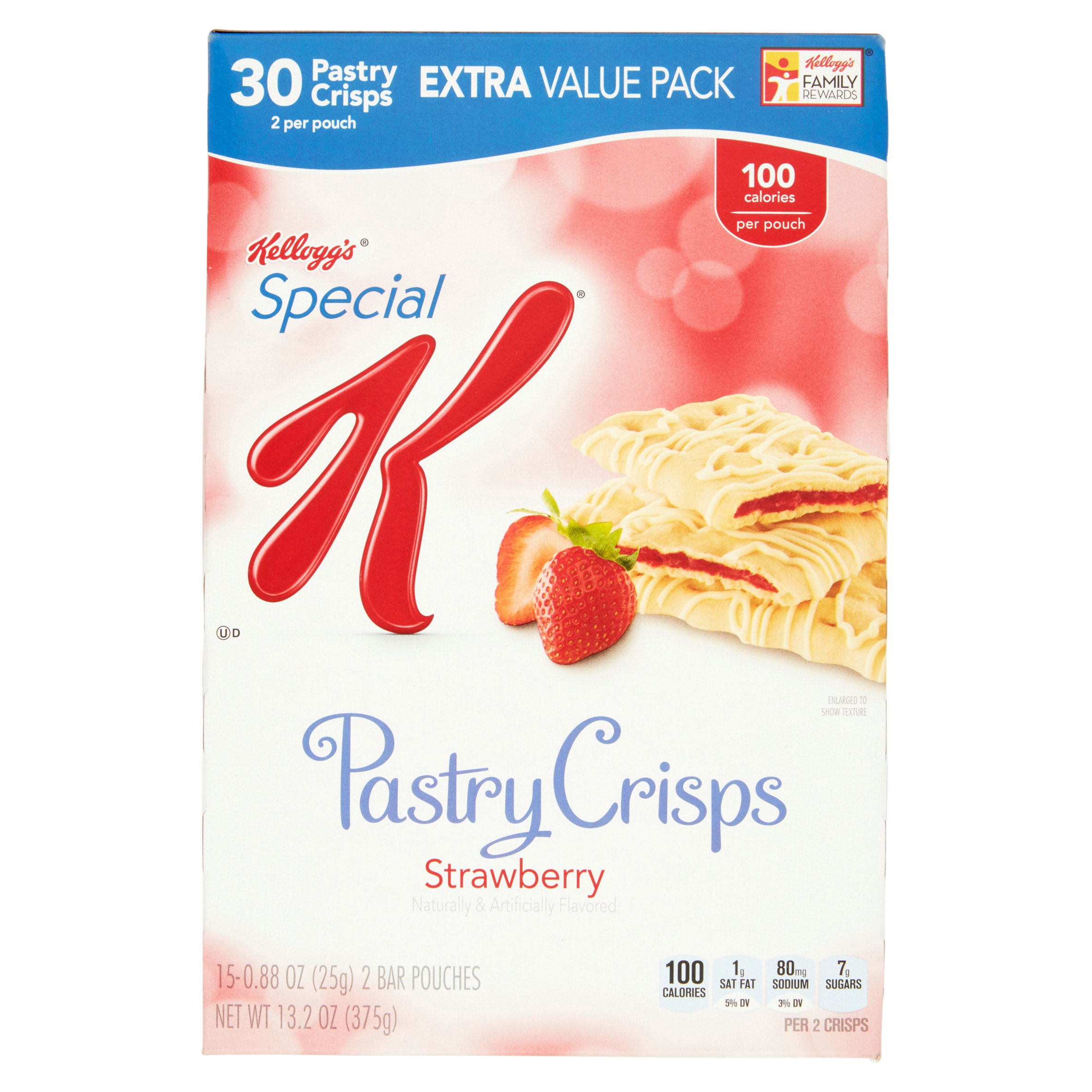 Kellogg's Special K Strawberry Pastry Crisps, 0.88 oz, 15 count - image 4 of 5