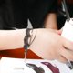 thumbnail image 3 of gótico estrella de eslabón de cadena de encaje negro joyería para mujer Salvador Pulsera, 3 of 4