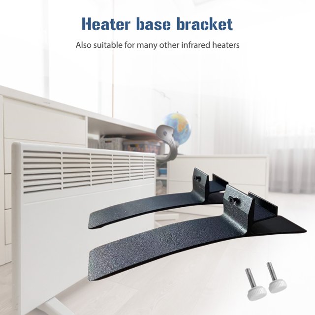 Soportes de Base de calentador de 1/2/4 Uds. Metal de pie fácil de instalar suministros para el hogar JShteea Libre de BPA