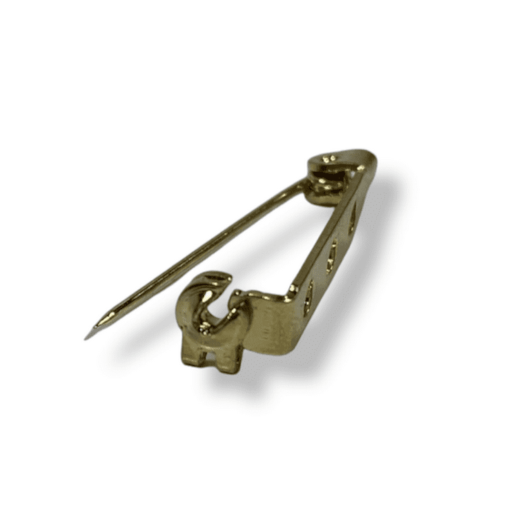 JANYUN 30 Pieces Silver Metal Pin Backs Locking Pin Keepers