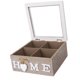 thumbnail image 1 of Caja De Bolsitas De Té Joyero Organizador De Cocina Para Bolsitas De Té De Azúcar Vainas De Café 4 Rejillas Sunnimix Titular de almacenamiento, 1 of 6