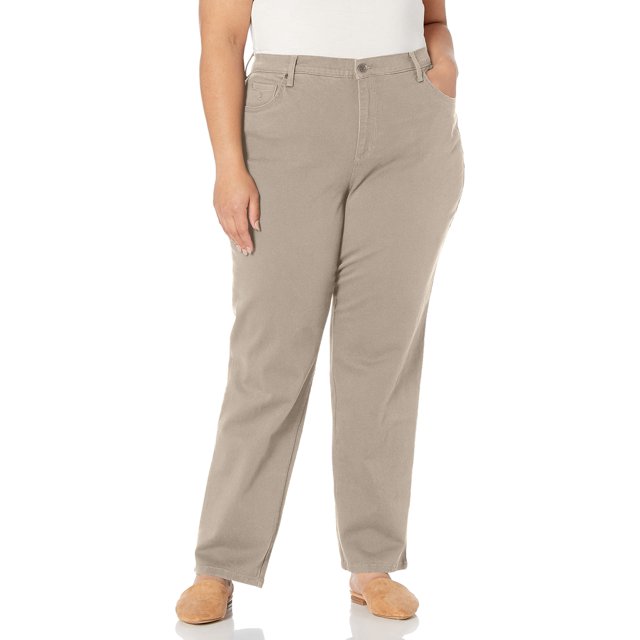 Pantalones cortos Gloria Vanderbilt Amanda High Rise Tapered Stonewood 18