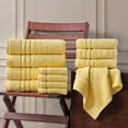 thumbnail image 6 of Hawmam Linen Yellow Towels - Luxury Small Hand Towels for Bathroom, College Dorm, Spa, Hotel Quality, Airbnb, GYM - Quick Dry, High Absorbent, Low Lint - 16' x 29', 4-Pack Hand Towel Set, 6 of 6