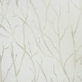 thumbnail image 2 of Exclusive Home Curtains 2 Pack Woodland Printed Metallic Branch Sheer Textured Linen Grommet Top Curtain Panels, 2 of 6