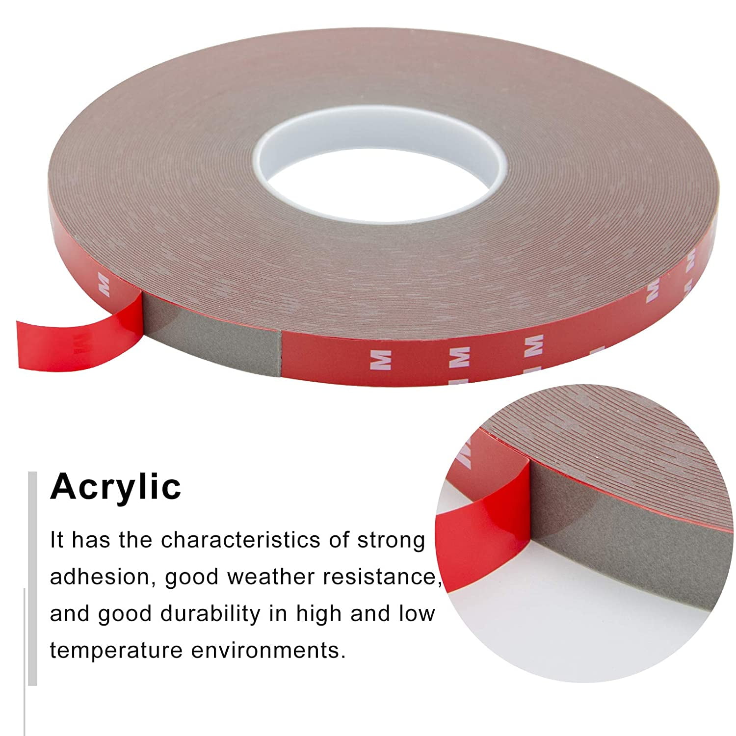 3M Double-sided Tape 5604A-GF Waterproof Strong Acrylic Foam Adhesive Tape  Automobile Decorative Strip Swing Fixed Tape - AliExpress