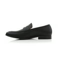 thumbnail image 4 of Ferro Aldo Dylan MFA19671 Classic Moc-Toe Penny Loafers for Men, in Suit Black, Men's Size 10, 4 of 8
