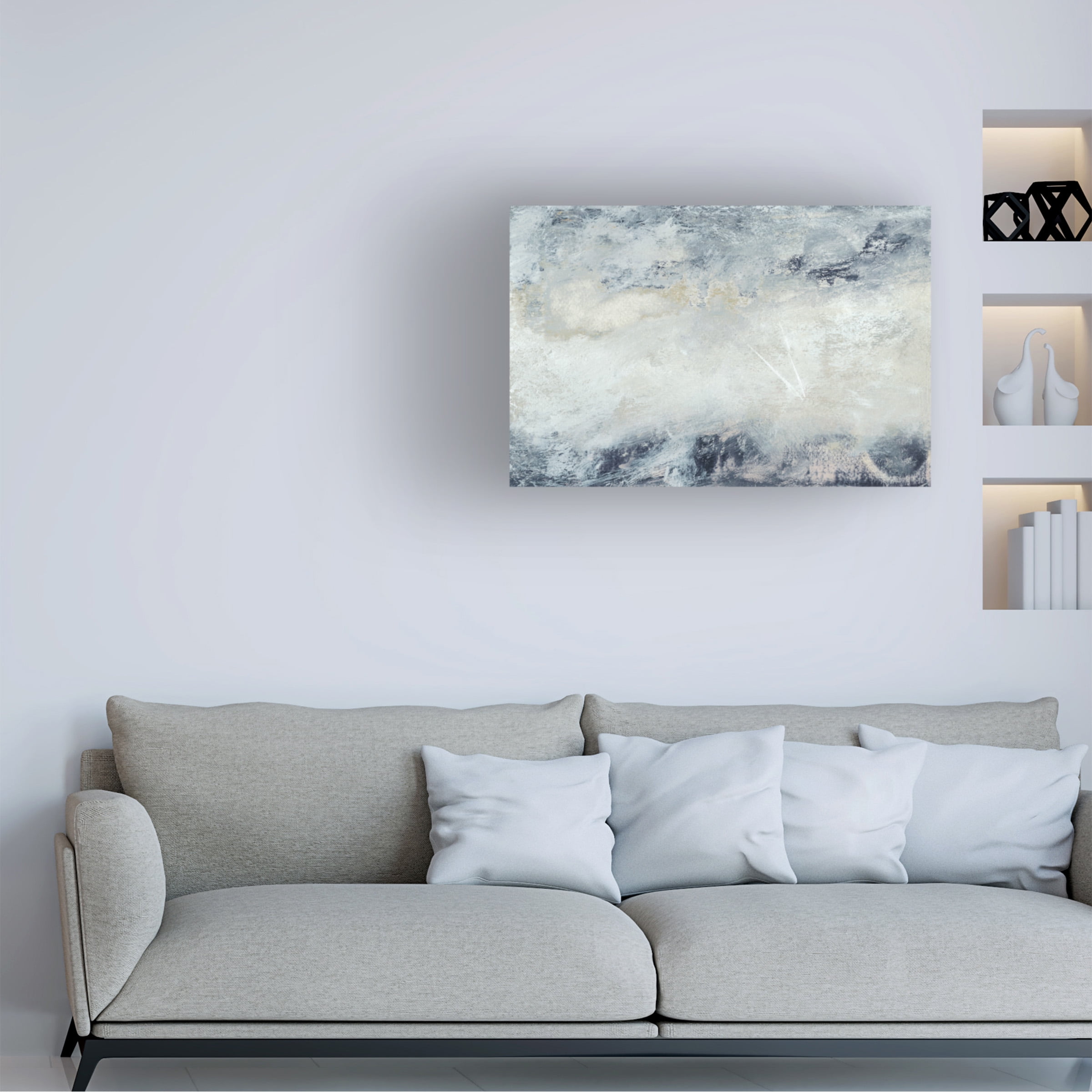 Sharon Gordon 'Hushed V' Canvas Art