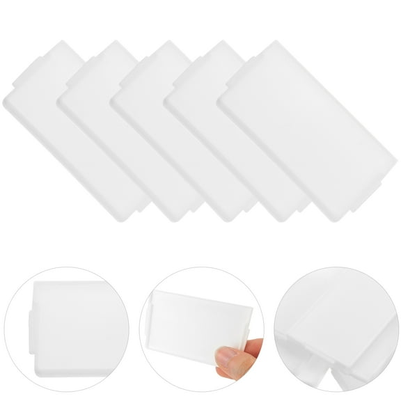 SEWACC 32Pcs Transparent Plastic Rectangular Drawer Dividers for Dresser Organization 11In Free Combination