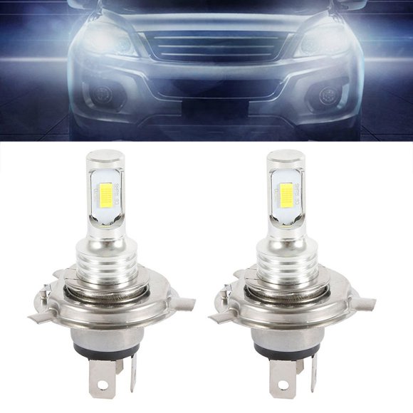AMERTEER H4 LED Motorcycle Headlight Bulb Hi/Lo Beam 9003 Bulb 7000 Lumens White 6000k CSP Chips LED Car Headlight H4 Headlamp 1 1 Design (Pack of 2)
