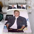 thumbnail image 4 of Josh Hutcherson Conjunto de sábanas temático, trío de piezas, cómodo y amigable con la piel, diseño único, regalo de decoración para el hogar para familiares, amigos y fans, 90 cm * 190 cm, 4 of 6