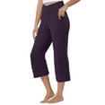 thumbnail image 2 of Capri Work Pants for Women Elastic High Waist Relaxed Fit Flared Workout Yoga Pants Capris with Pockets, 2 of 8