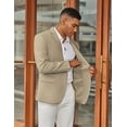 thumbnail image 3 of COOFANDY Men's Casual Blazer Slim Fit Two Button Lightweight Sport Coats Business Suit Jacket, 3 of 6