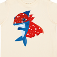thumbnail image 4 of Inktastic Superhero Shark, Cute Shark, Blue Shark, Cape Boys or Girls Toddler T-Shirt, 4 of 5