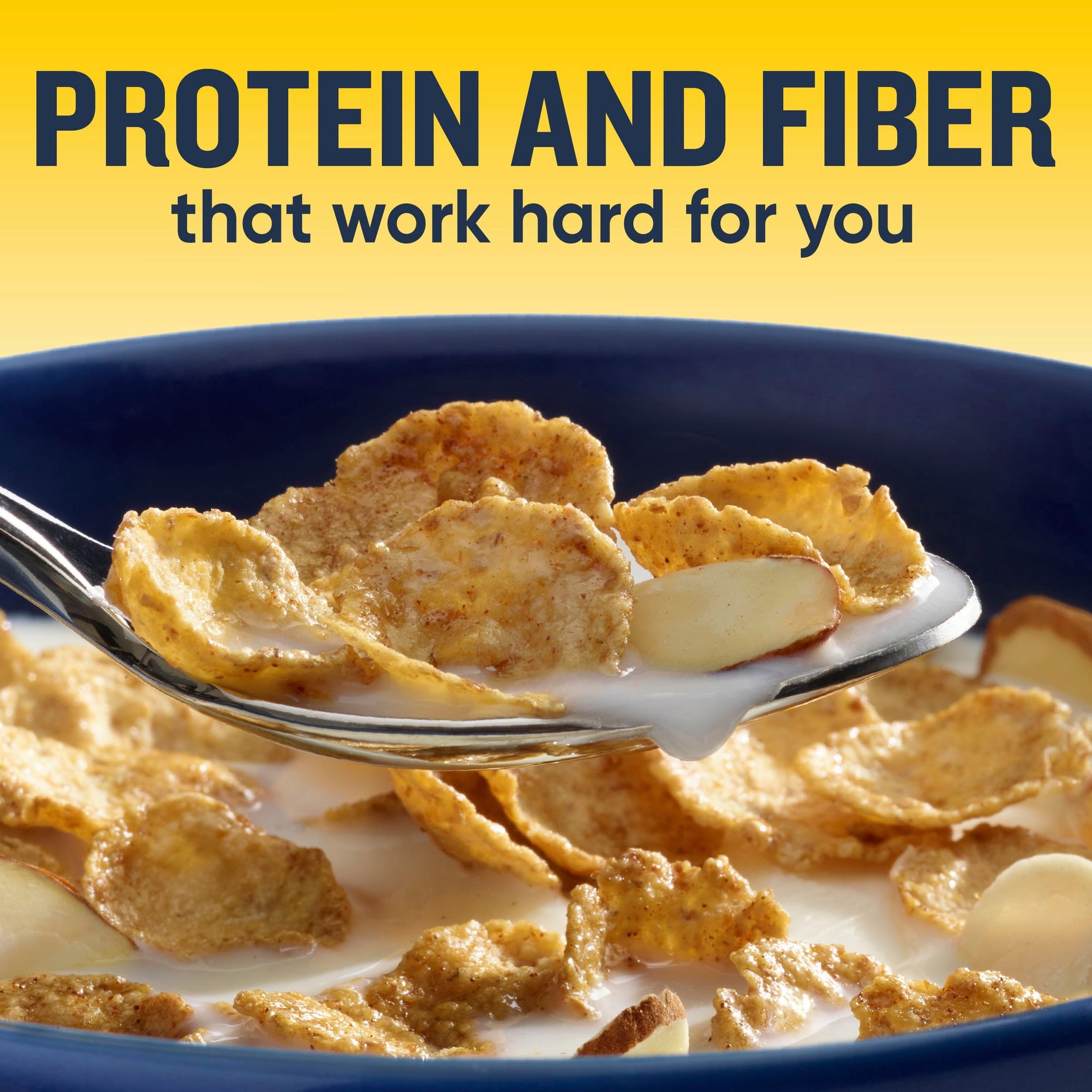 Ratio Protein Fiber Cinnamon Almond Cereal, 20g Protein, 15.4 oz