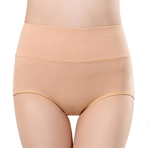 Assorted Colors Buankoxy Womens 8 Pack Mid-Rise Stretch Knickers Cotton Panties