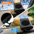 thumbnail image 6 of Car Heater Portable 12V 200W Car Heaters for Vehicle,2-in-1 Heating & Cooling Fan,Plug in Car Heater for Cigarette Lighter,360° Rotatable Defogger for Car Windshield for Car,RV,SUV, 6 of 8