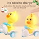 thumbnail image 3 of Juguete de dibujos animados Pequeño juguete de pato amarillo Juguete de motocicleta tipo Juguetes para empujar y llevar para niños y niñas de 1 2 3 años Regalo ideal para bebés y niños Rosa oso de fresa Juguete, 3 of 6