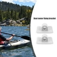 thumbnail image 4 of LIFKOME Boat Motor Mount 2Pcs Grey PVC Kayak Engine Bracket for Inflatable Boat 10.0X9.5X4.0In, 4 of 8