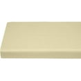 thumbnail image 3 of Sheetsnthings Solid 600-Thread-Count, Viscose from Bamboo California King Size Fitted Sheet, Ivory, 3 of 3