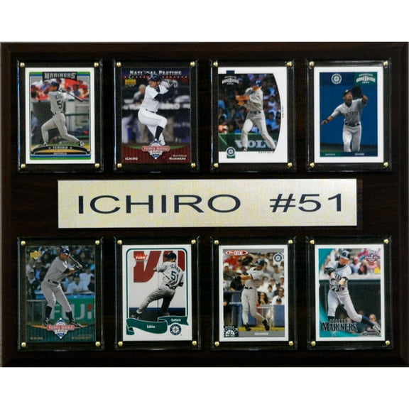 Ichiro Seattle Mariners 12'' x 15'' Plaque