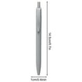 thumbnail image 3 of Gel Ink Pen 0.5Mm Retractable Slient Writing Ballpoint Pen For Journaling School Office Gray Barrel With 2Ml Ink For Women Kids Gray, 3 of 5