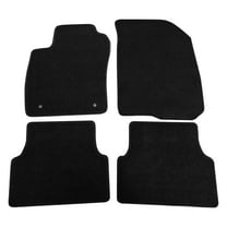Ikon Motorsports Compatible with 12-20 Chevrolet Sonic 4Dr OE Factory Style Black Nylon Carpet Car Floor Mats Front Rear 4pcs 2012 2013 2014