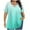 Mint Green, variant on Lumivie Corset Tops For Women Plus Size Long Torso Dressy Tshirts Shirts For Women Cotton Summer Blouses For Women 2025 Trendy Pink Womens T Shirts Loose Fit Scoop Neck