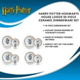 thumbnail image 7 of Robe Factory LLC Harry Potter Hogwarts House Logos 16-Piece Dinnerware Set | Ceramic Dish Set, 7 of 7