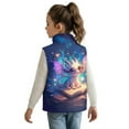 thumbnail image 3 of Pzuqiu Dragon Girls Sleeveless Vests 2T Polyester Comfortable Zipper Winter Sleeveless Jacket with Pockets Warm Fall Outfits Fashion Clothing for Teens Girls Boys Kids, 3 of 7