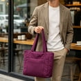 thumbnail image 6 of tumgatte 14.17x11.41x4.33in Women's Crossbody Tote Bag,Casual Waterproof Nylon Shoulder Bag,Large Capacity for Daily Commute School,Solid Color, 6 of 6