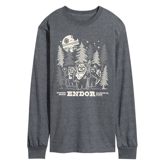Star Wars - Endor Wildlife - Men's Long Sleeve Graphic T-Shirt