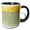 Black/White, variant on 3drose, Sparkling Mint Luxury Elegant Girly Trendy Mermaid Scales Glitter, 15oz Mug
