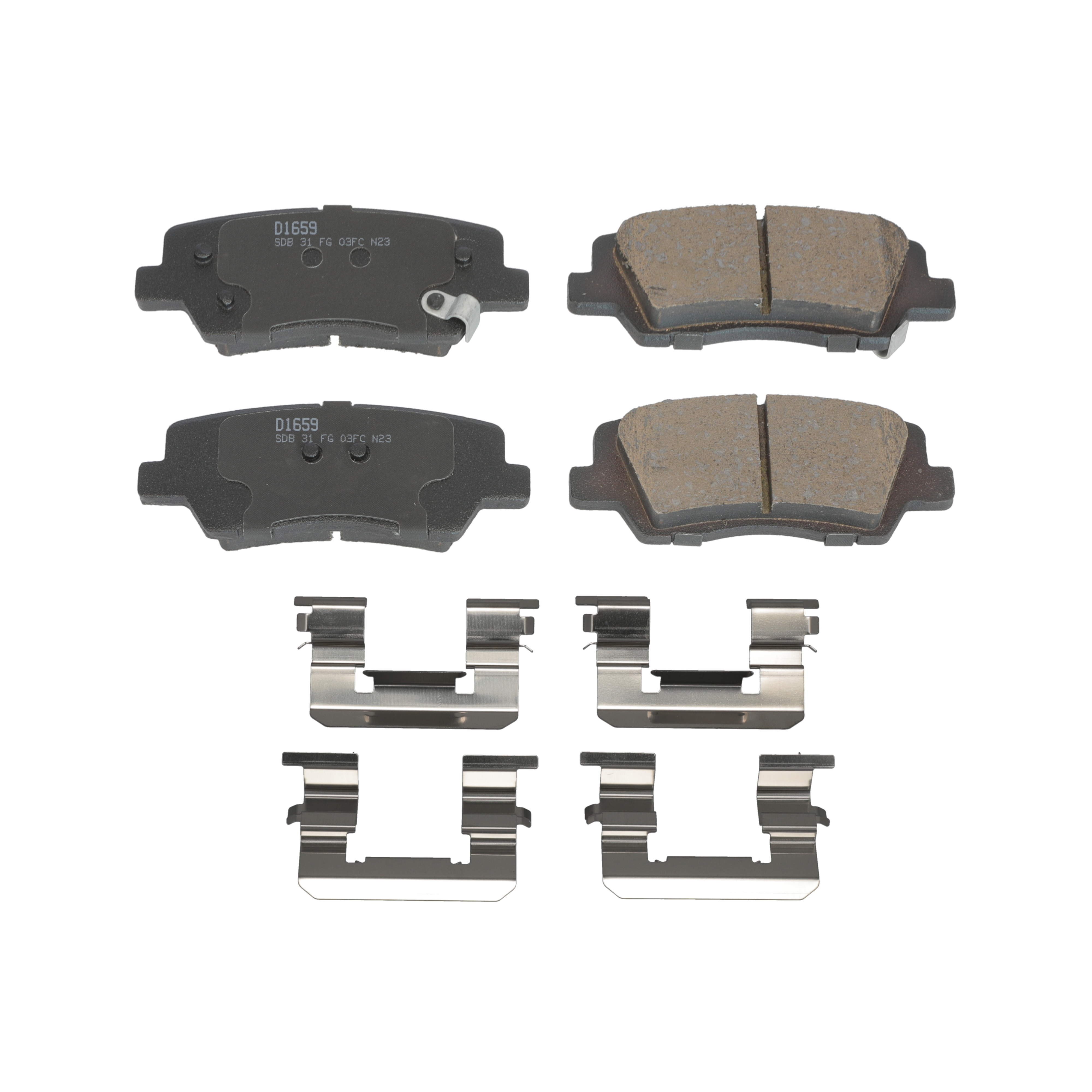 Winstop Brake Pad Set, Rear WS.1659.0.C, Cadillac ATS 2019-2013