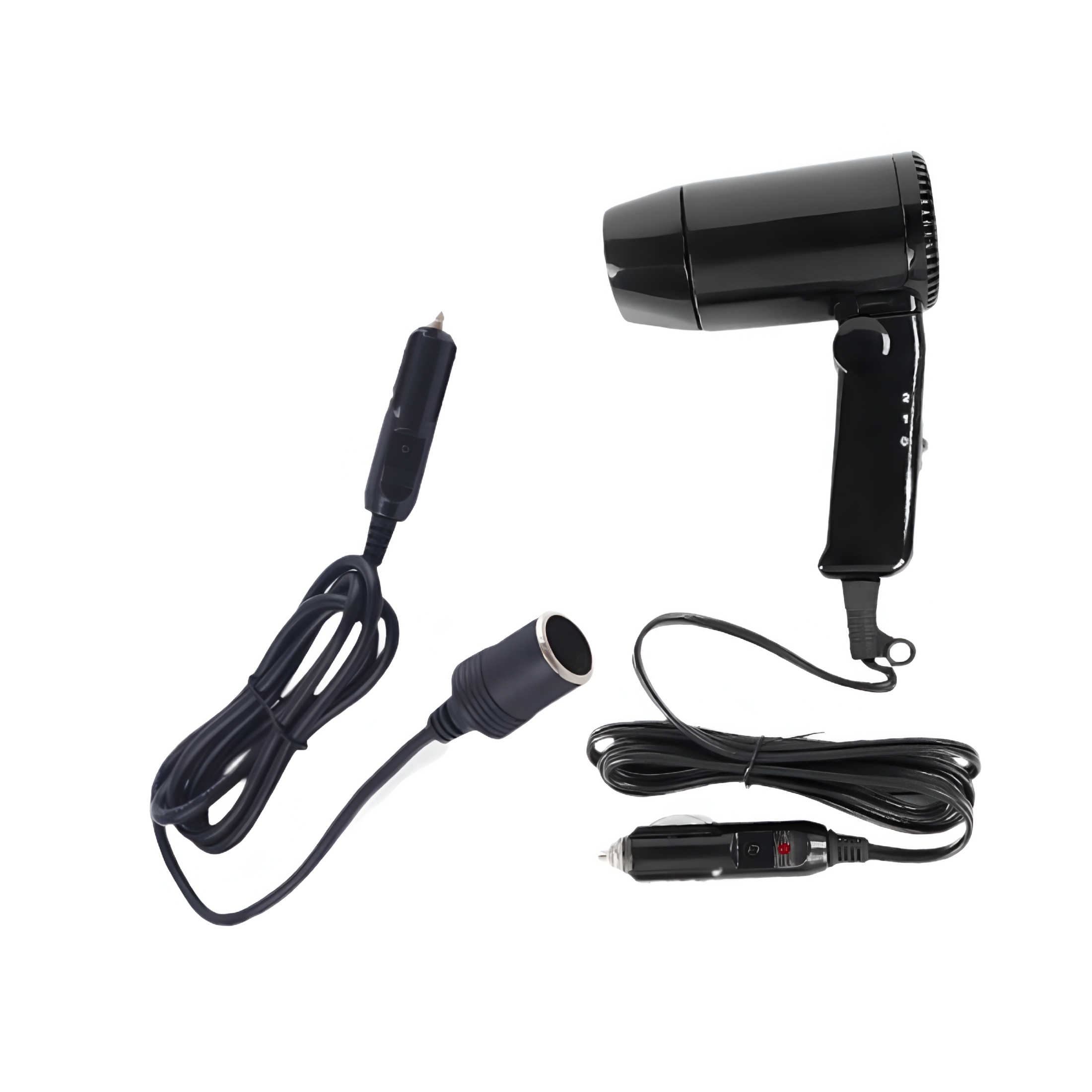 HIBIBUD Mini Car Hair Dryer 12V Multipurpose Travel Blow Dryer for Rv Auto Home