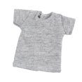 thumbnail image 4 of TISHITA 1/6 Female Action Figure Short T Shirt Easy to Wear Practical Female Clothes Gray, 4 of 8