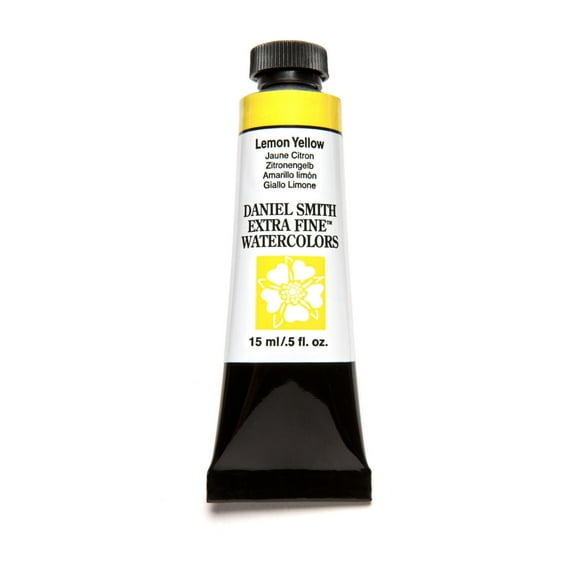 Daniel Smith Extra Fine Watercolor, 15 ml, Lemon Yellow