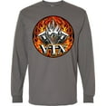 thumbnail image 3 of Inktastic Vtx Flaming Motor Long Sleeve T-Shirt, 3 of 5
