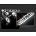 thumbnail image 4 of Car Interior Decoration Bling Accessories Car Inter Mirror Rhinestone Decal Cover for Mercedes Benz (White Diamond), 4 of 5