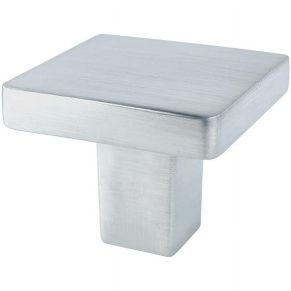 Berenson BE0959 10SC 1.5 in. Advantage One Square Knob, Chrome