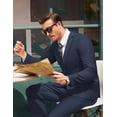 thumbnail image 2 of COOFANDY Men's 2 Piece Suits Classic Fit Suit Set 2 Button Blazer Jacket and Dress Pants for Wedding Business Prom, 2 of 9