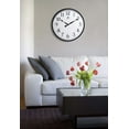 thumbnail image 6 of Infinity Instruments 18-inch Black Office Transitional Analog Display Wall Clock, 6 of 7