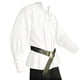 thumbnail image 2 of Playeras Hombres manga larga estilo nacional vendaje medieval hombres vendaje camisa vintage blusa casual (White, L), 2 of 4