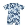 thumbnail image 4 of kmaduk Toddler Baby Boy Rashguard Sunsuit One Piece Swimsuit Shark Pattren Jumpsuit Boys Beach Summer Clothes (Blue, 18-24 Months), 4 of 6