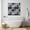 Blue Gray, variant on Canvas Print Wall Art Oil Paintings Retro Deer Bear Plaid Check Picture Prints Artwork for Living Room Kitchen Bathroom Bedroom