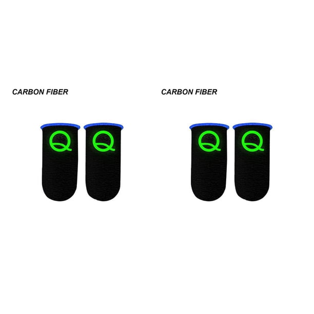 Methold 10 Uds. Funda para el dedo para juegos, fundas transpirables luminosas para pantalla táctil para juegos móviles PUBG, guantes antideslizantes Type1 NO1