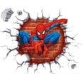 thumbnail image 2 of SZTXJ Spiderman Wall Stickers DIY Removable Spiderman Kids Themed Art Boy Room Wall Sticker Bedroom Nursery Playroom Decoration Wall Decals 50*50CM, 2 of 5