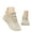 Beige, variant on Womens Running Tennis Shoes Slip on Walking Mesh Breathable Fashion Sneakers(Green,6.5)